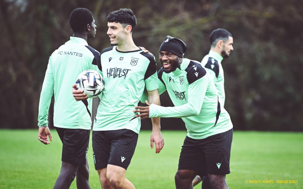 Entrainement avant match FC Nantes- Paris FC