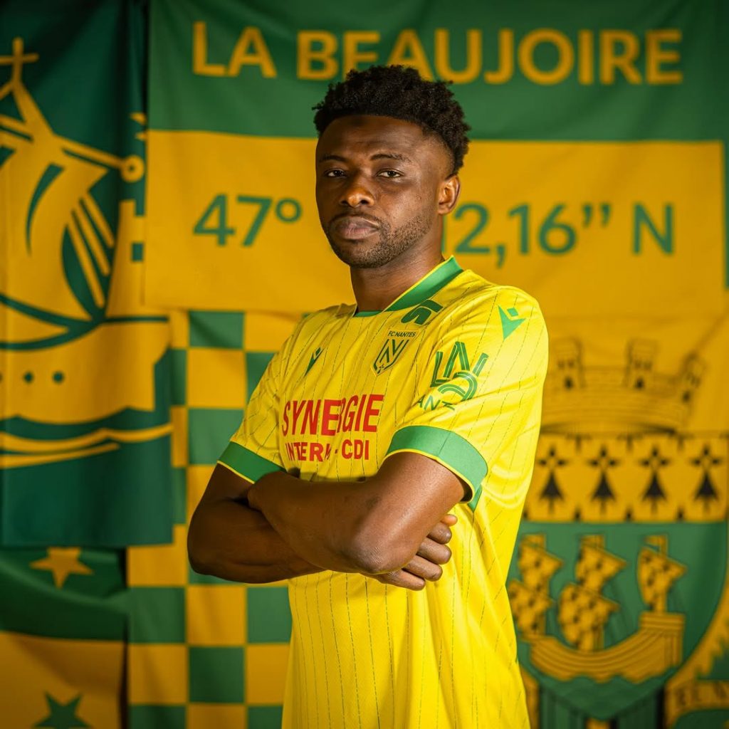 Abakar Sylla sous le maillot du FC Nantes
