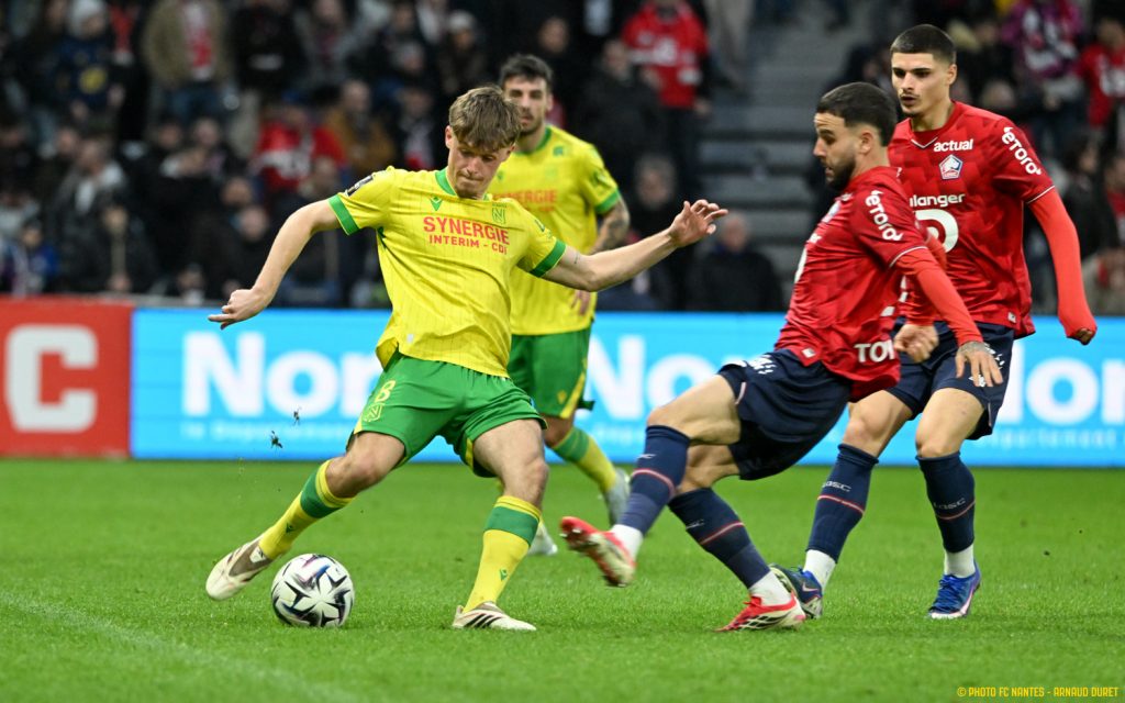 Défense FC Nantes face au LOSC