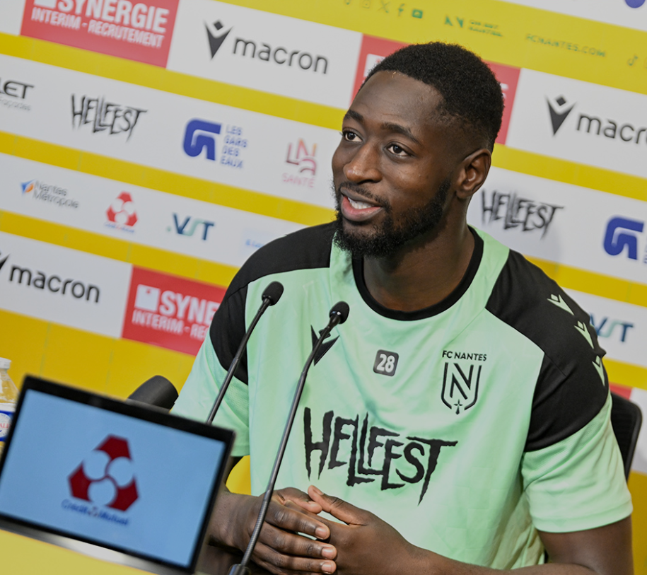 Ibrahima Sissoko conférence de presse avant FC Nantes OM