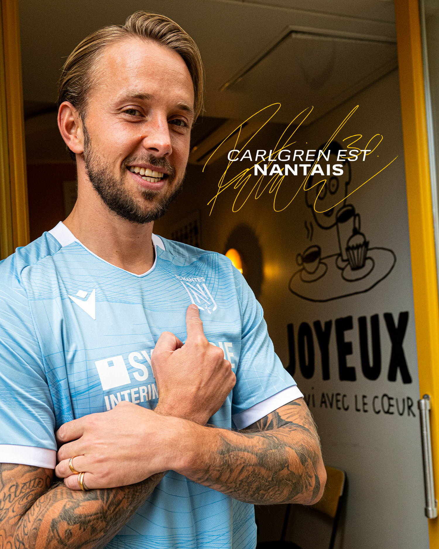 Patrick Calgren de retour au FC Nantes